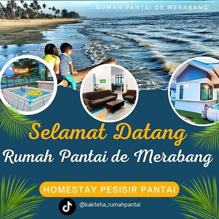 Rumah Pantai De Merabang Bachok Esterno foto