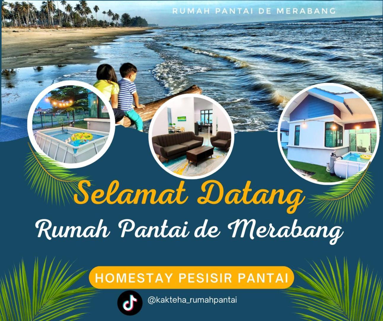 Rumah Pantai De Merabang Bachok Esterno foto